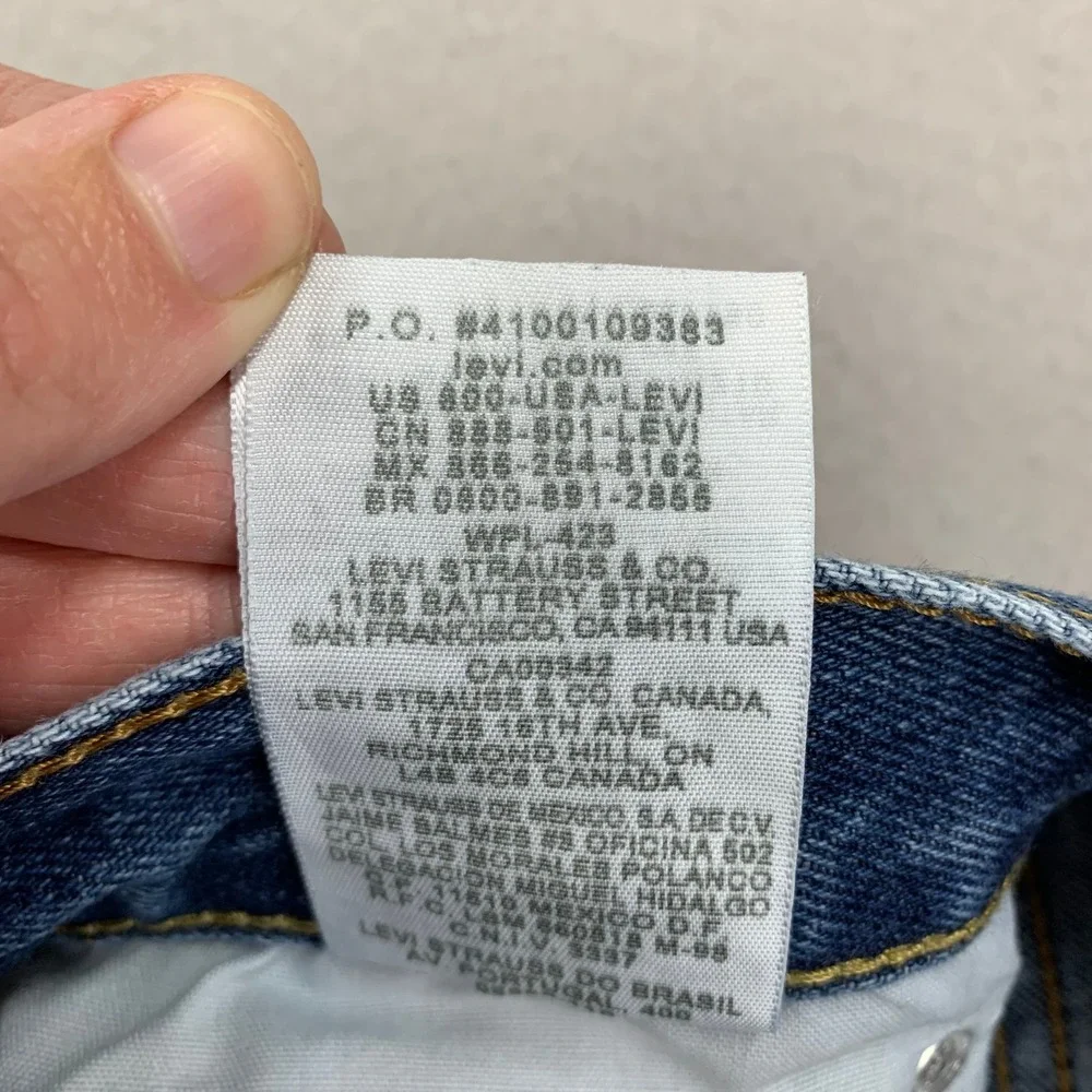 Vintage Levis 550 Men's 38x29‎ Blue Y2K Relaxed Fit Loose 100% Cotton